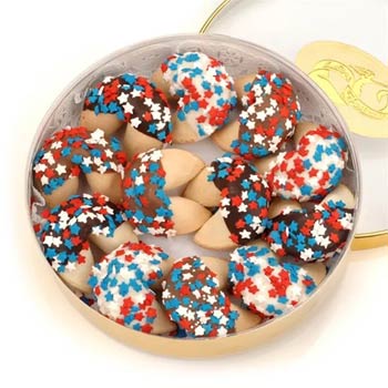 Patriotic Fortune Cookies Gift Box