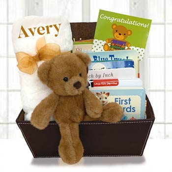 Teddy Bear Gift Basket