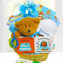Personalized All Boy Gift Basket