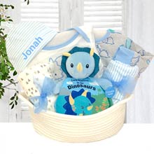 Newborn Baby Boy Gift Basket