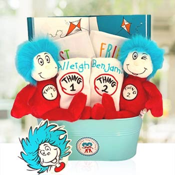 Dr. Seuss Twins Gift Basket