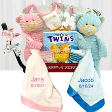 Twins Radio Flyer Gift Basket