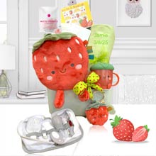 Personalized Baby Girl Berry Basket
