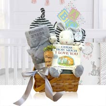 Baby Boy Bunny Basket