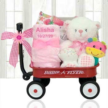 Baby Girl Radio Flyer Wagon