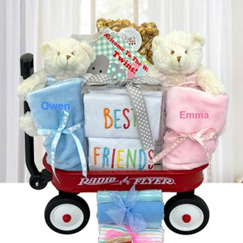 Best Friends Twins Basket