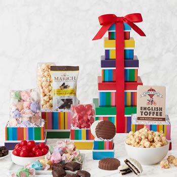 Birthday Snack Gift Tower