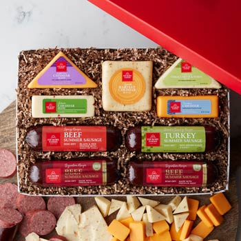 Hickory Farms Sausage & Cheese Gift Box