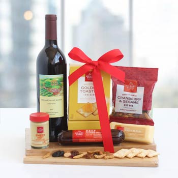 Wine & Cutting Board Gift