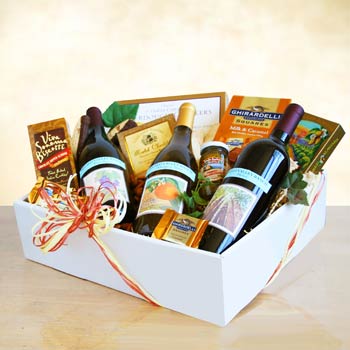 Deluxe Gourmet Wine Gift Box