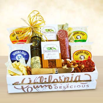 Meat and Cheese Gift Basket