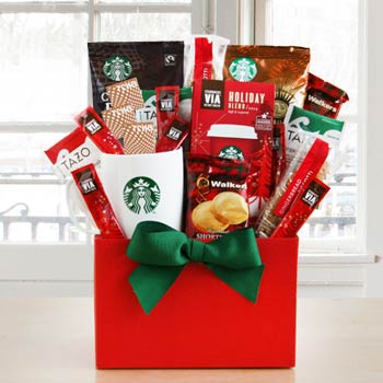 Starbucks Holiday Basket