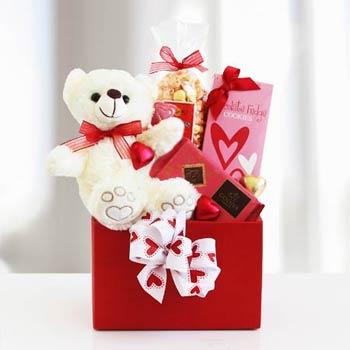 Happy Valentines Day Gift Basket