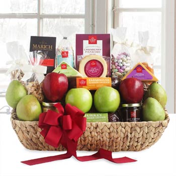 Elegant Fruit Gift Basket
