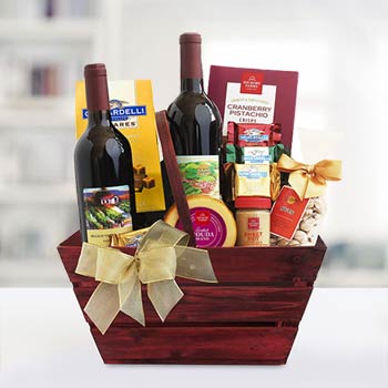 Wine Gift Baskets - Napa Valley Wine Gift Basket