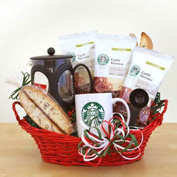 Starbucks Italian Coffee Gift Basket