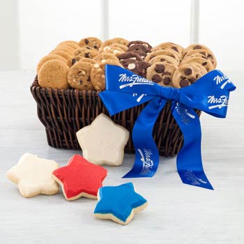 Mrs. Fields Patriotic Cookie Gift Basket