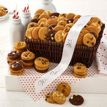 Mrs. Fields Sympathy Mini Cookie Basket