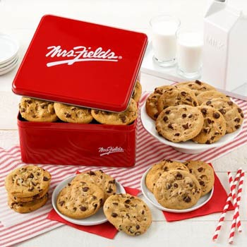 Mrs. Fields Chocolate Chip Cookies Gift Tin