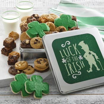 Happy St. Patrick's Day Cookie Tin