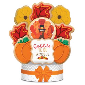 Thanksgiving Cookie Gift Bouquet