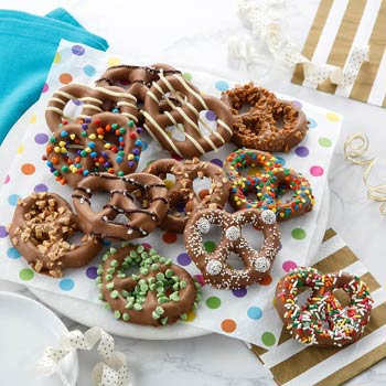 Chocolate-Covered Pretzels Gift