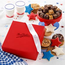 Red, White and Blue Cookie Gift Box