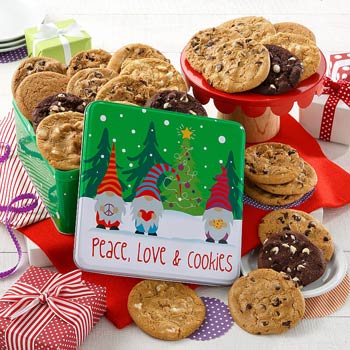 Mrs. Fields Christmas Cookie Tin