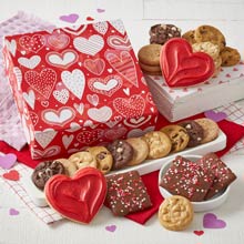 Mrs. Fields Valentines Cookie Gift Box