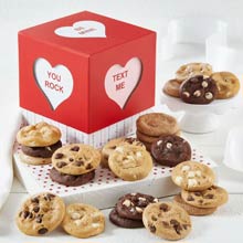 Mrs. Fields Heart of Love Valentines Cookie Box