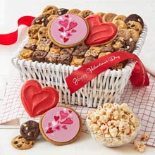 Valentine Sweets Cookie Basket