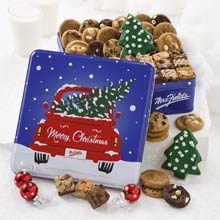 Mrs. Fields Merry Christmas Cookie Tin