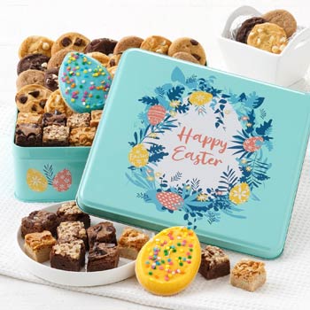 Spring Easter Cookie Tin