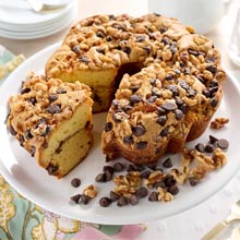 Chocolate Chip Walnut Coffee Cake