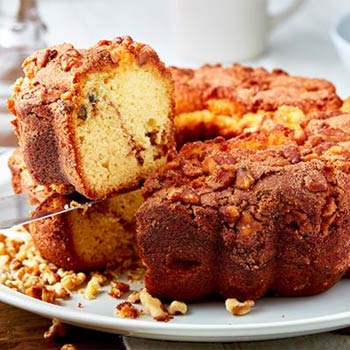 Cinnamon Walnut Gourmet Coffee Cake