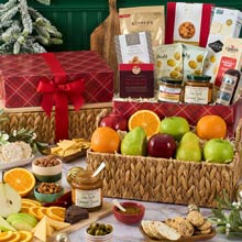 Christmas Gourmet Fruit Basket