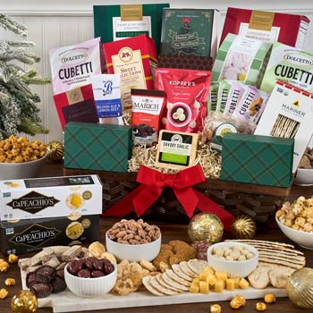 Corporate Holiday Cheer Gift Basket