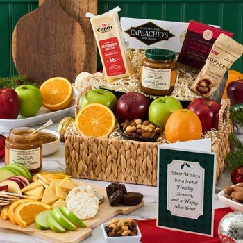 Christmas Fruit Gift Basket