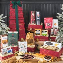 Savory and Sweet Christmas Tower