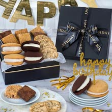 Happy Birthday Cookies and Brownies Gift Box