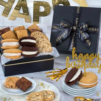 Happy Birthday Cookies and Brownies Gift Box