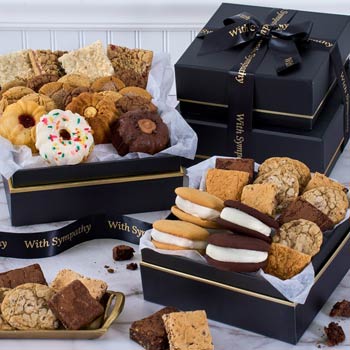 Deepest Sympathy Bakery Gift Tower