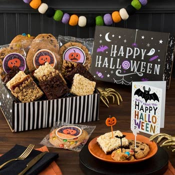 Halloween Cookies and Brownies Gift Box