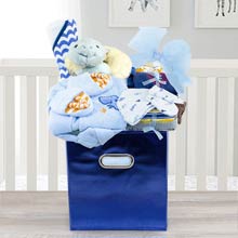 Baby Boy Layette Gift Basket