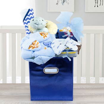 Baby Boy Layette Gift Basket