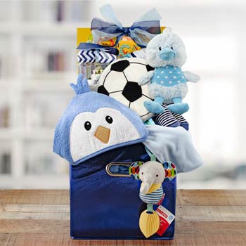 Baby Boy Special Delivery Basket