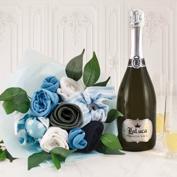 Baby Boy Flower Bouquet